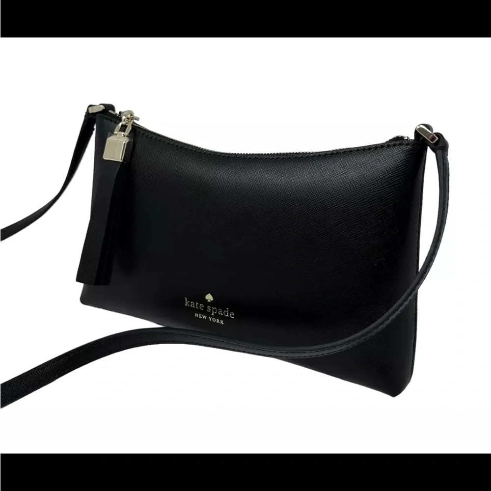 NWOT Kate spade Sadie Small Crossbody black purse - Picture 2 of 7